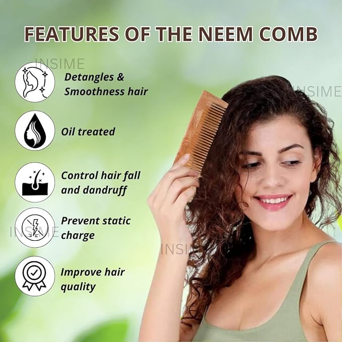 Kacchi Neem Comb cOMBO OF 3