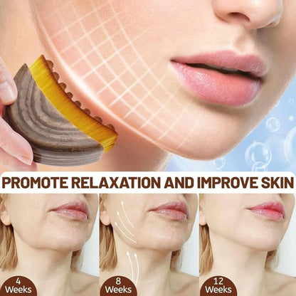 Lymphatic Contour Face Brush, Dry Brush for Skin, Facial Massage Tool for Lymphatic Drainage, Improve Skin Texture, 1 Pc